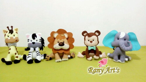 Centros de Mesa Safari com 20cm