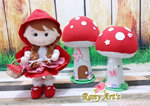 Chapeuzinho Vermelho com Cogumelos