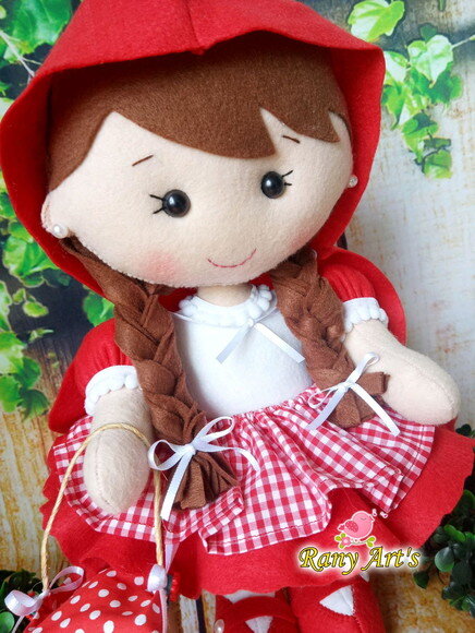 Chapeuzinho Vermelho e Lobo Mau 30cm