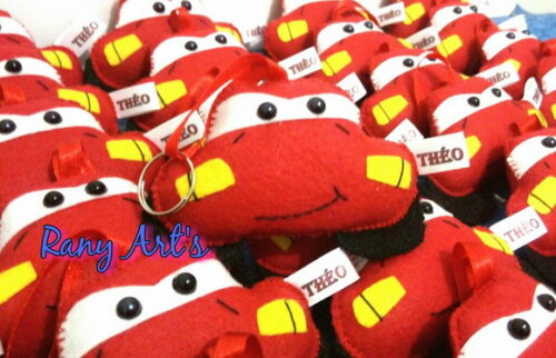 Chaveiros Mcqueen - Chaveiros dos Carros - Kit c 10 Unidades