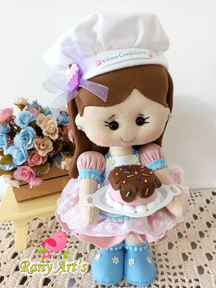 Confeiteira 30cm Personalizada