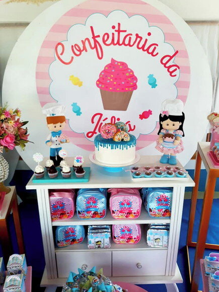 Confeiteiros em feltro 30cm
