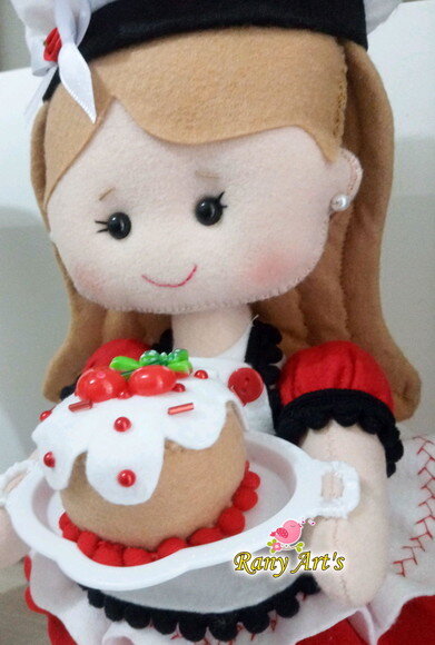 Confeiteiros em feltro