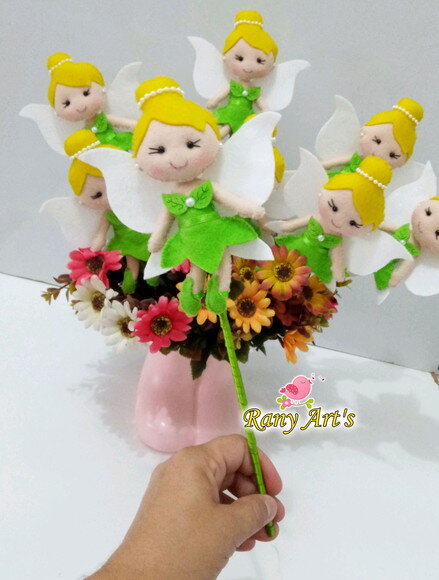 Fadinhas tinker bell no palito