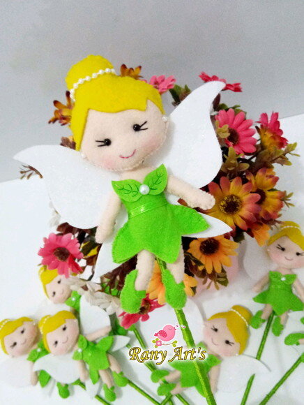 Fadinhas tinker bell no palito