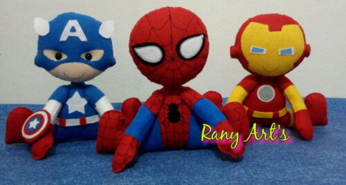 Kit Centros de Mesa Super-heróis - 20cm - 12 Unidades