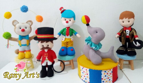 Kit Circo Bonecos Grandes