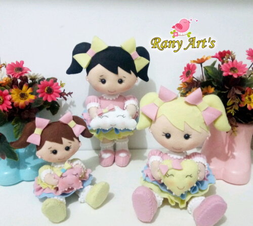 Kit de Bonecas para Nicho - Bonecas Chuva de Amor