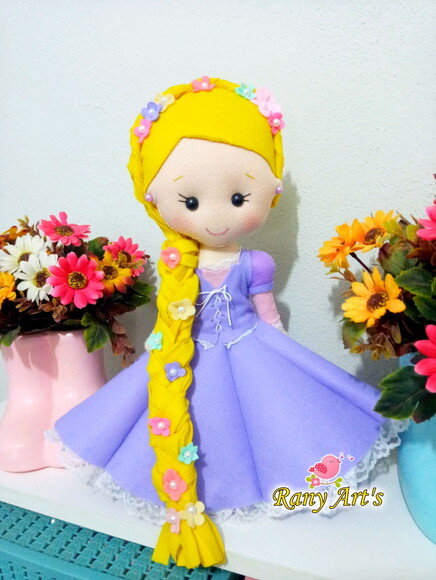 Kit Rapunzel 3 Peças