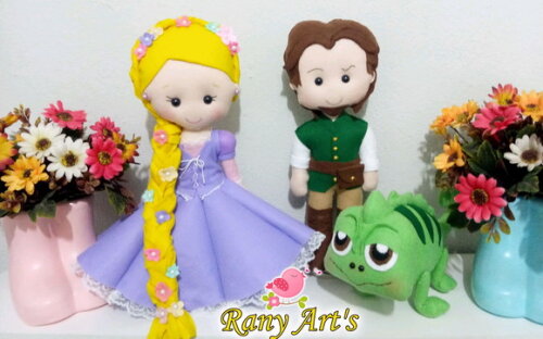 Kit Rapunzel 3 Peças