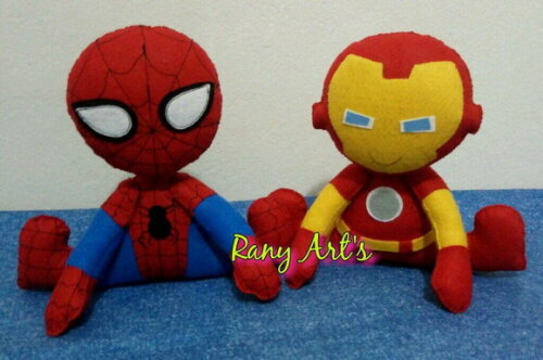 Kit Super-heróis - 5 Personagens de 20cm
