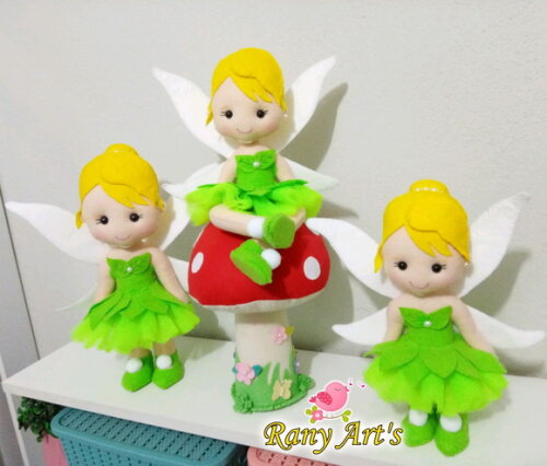 Kit Tinker Bell com 3 Peças