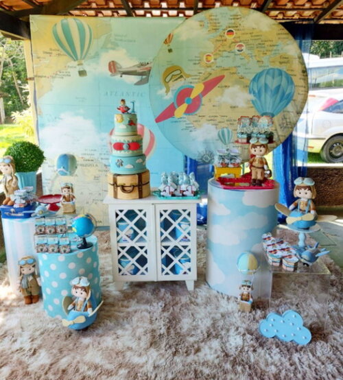 kit volta ao mundo com 5 peças