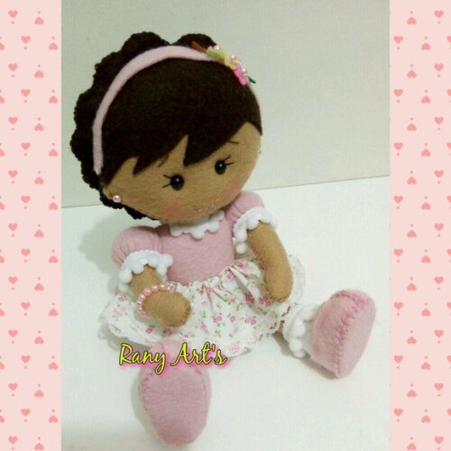Mini Boneca p/ Decoração de Quadros, Abajur e Kit Higienico