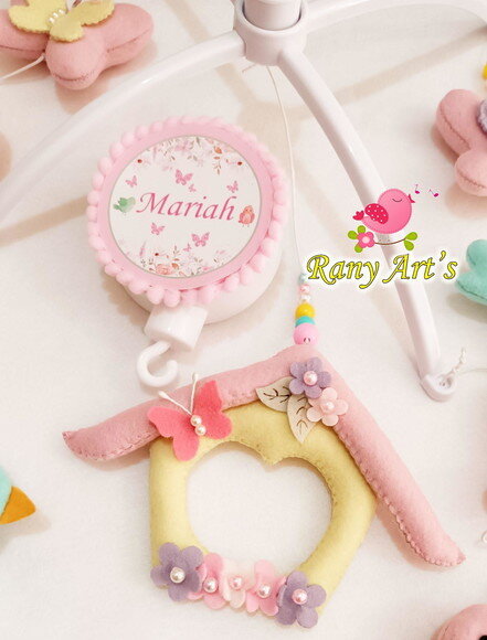 Móbile Jardim Encantado Personalizado