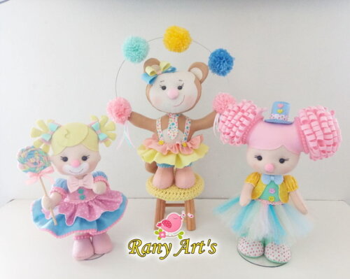 Peças Circo Rosa
