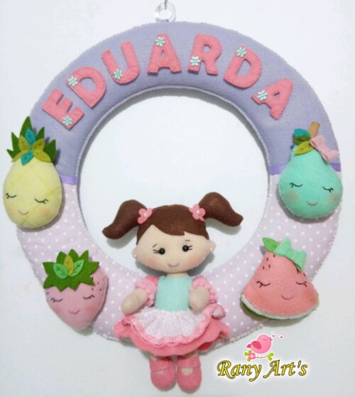 Porta maternidade frumutinhas baby