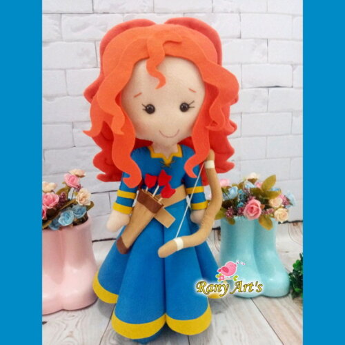 Princesa Merida com 30cm altura