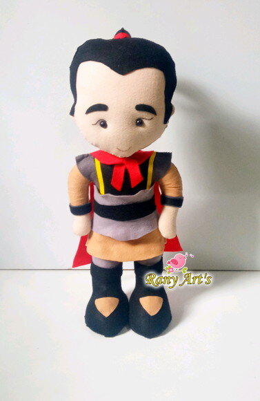 Princesa Mulan e Principe Li Shang 45cm altura
