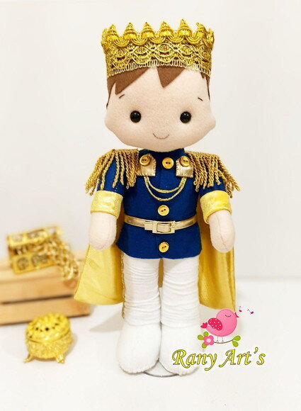 Principe em Feltro 32cm