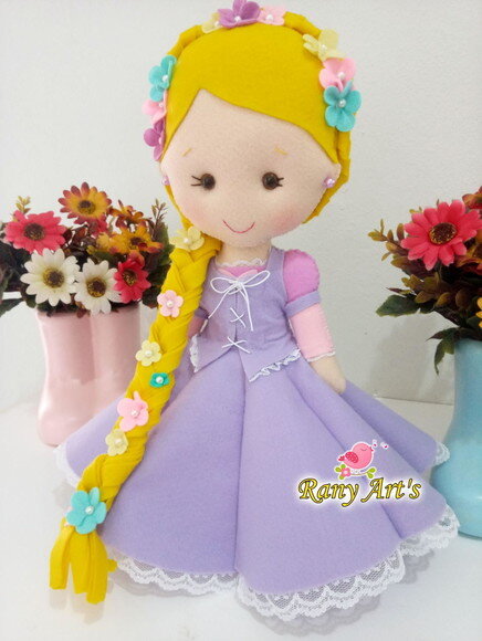 Rapunzel com 30cm