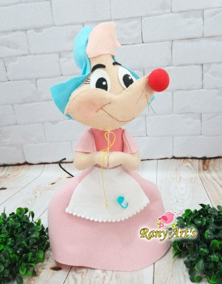 Ratinhos da Cinderella com 25cm Altura
