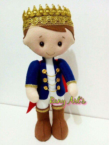 Rei Arthur em Feltro com 32cm