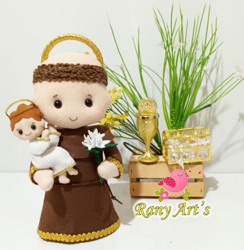 Santo Antonio em Feltro 25cm