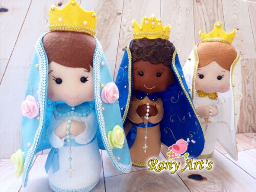 Santinhas em Feltro