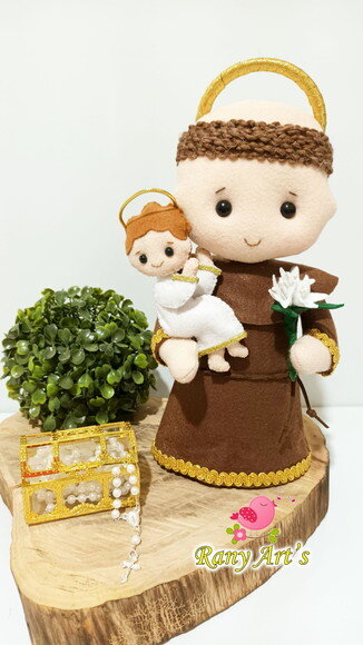 Santo Antonio em Feltro 25cm