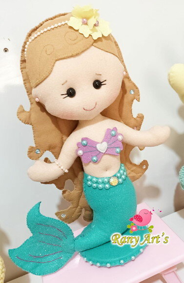 Sereia em Feltro
