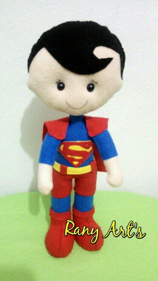 Super Homem em Feltro - 30cm