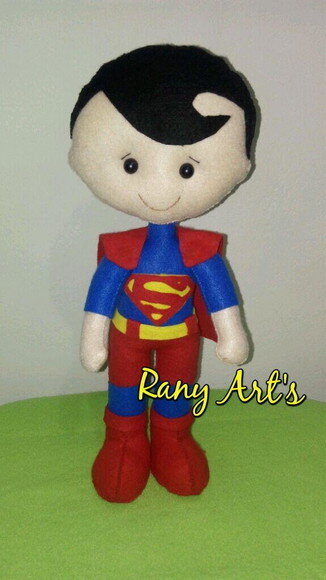 Super Homem em Feltro - 30cm