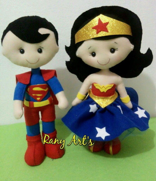 Super-heróis em Feltro 30cm