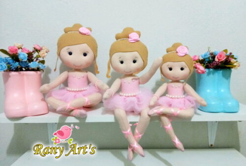 Trio bailarinas para nicho