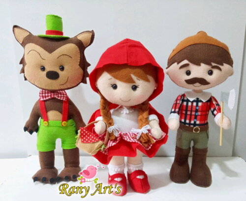 Turma Chapeuzinho Vermelho 30cm