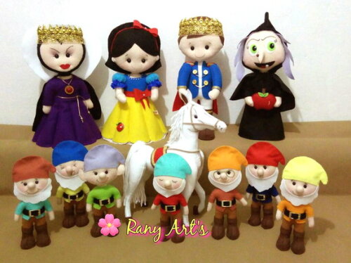 Turminha Branca de Neve Completa 12 Peças