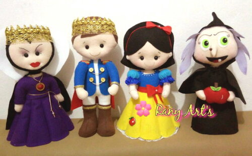 Turminha Branca de Neve Completa 12 Peças
