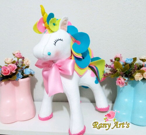 Unicórnio 3d Luxo - 30cm