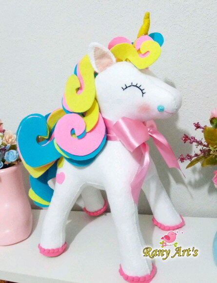 Unicórnio 3d Luxo - 30cm