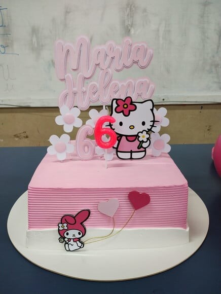 Arquivo Digital - Topo de Bolo Hello Kitty