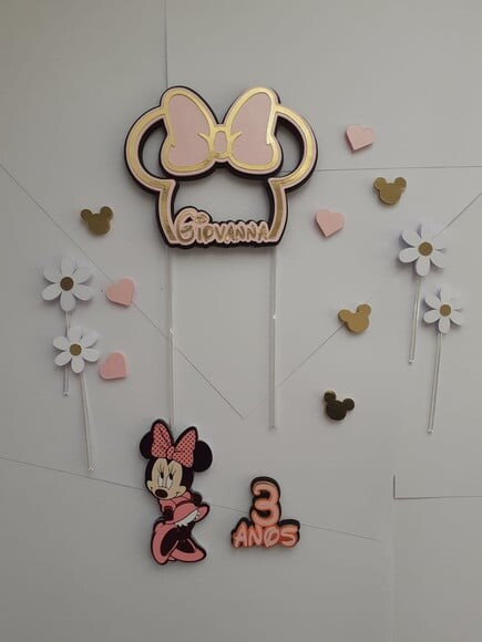 Arquivo Digital - Topo de Bolo Minnie