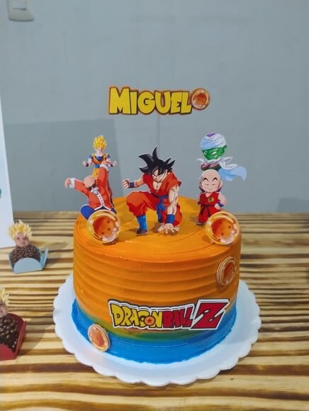 Arquivo Digital - Topo de Bolo Dragon Ball Z