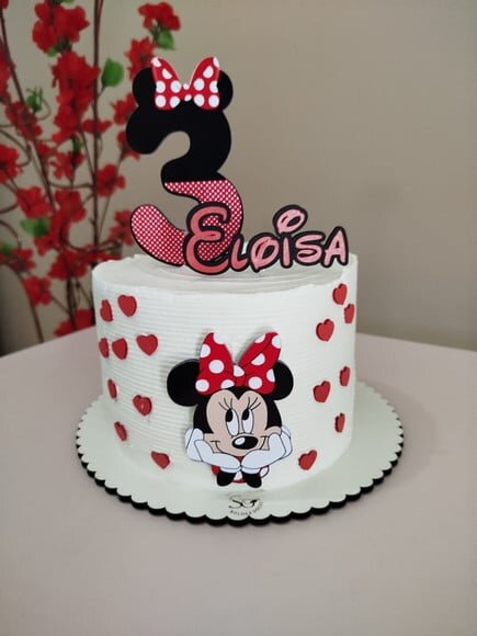 Arquivo Digital - Topo de Bolo Minnie