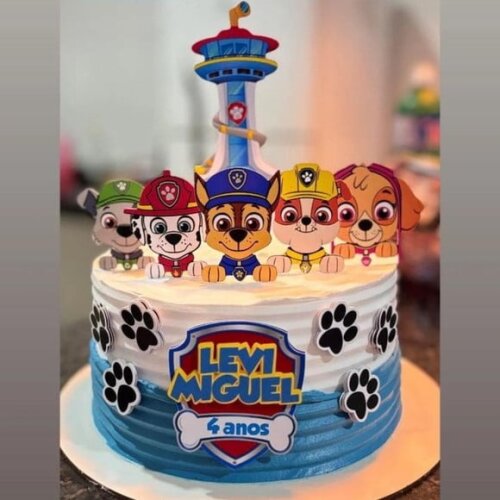 Arquivo Digital - Topo de Bolo Patrulha Canina
