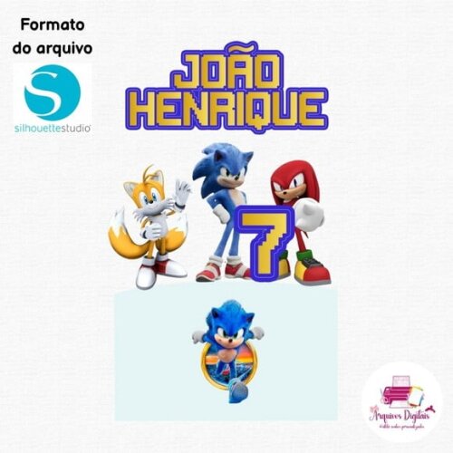 Arquivo Digital - Topo de Bolo Sonic