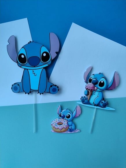 Arquivo Digital - Topo de Bolo Stitch