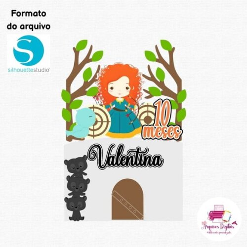 Arquivo Digital - Topo de Bolo Valente Cute