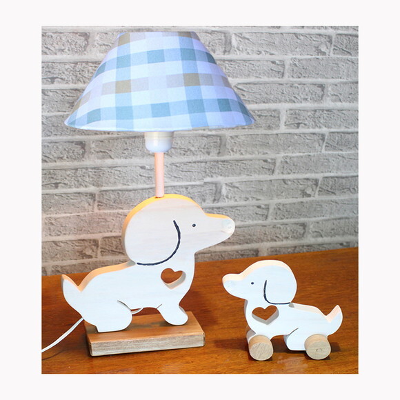 Abajur Infantil Kit 2 Cachorrinhos