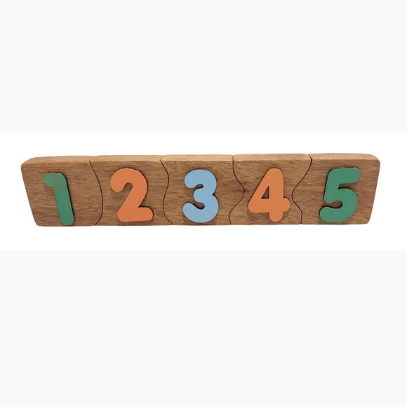 Blocos com Números Cubos Numerais Blocos de Madeira